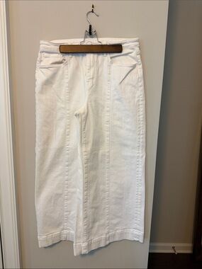 L'AGENCE White Wide-Leg Jeans